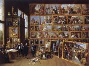David Teniers Arobduke Leopold Wilhelm in his gallery in Brussels USA oil painting reproduction